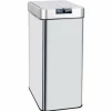 KITCHEN MOVE - Poubelle de cuisine automatique silverlake argent acier inoxydable 60 l