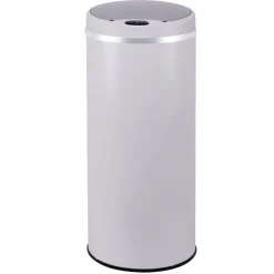 KITCHEN MOVE - Poubelle de cuisine automatique soho blanc acier inoxydable 42 l