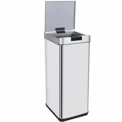 KITCHEN MOVE - Poubelle de cuisine automatique parkside argent acier inoxydable 50 l