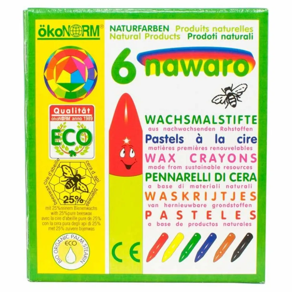 ÖKONORM - Boîte de 6 pastels à la cire