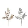 KSD DÉCO - Branche feuille métalisée h 70 cm