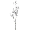 KSD DÉCO - Fleur artificielle : Tige branche avec neige - H.104cm