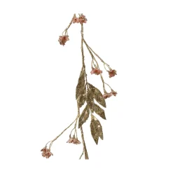 KSD DÉCO - Guirlande de fleurs en polyester L120cm