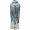 LA GRANDE PRAIRIE - Vase en terre cuite émaillée 21x21x57cm