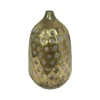 LA GRANDE PRAIRIE - Vase épuré doré acier 55x55x45cm