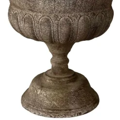 LA GRANDE PRAIRIE - Vase vintage fer marron 59x59x57cm