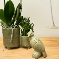 LA GREEN TOUCH - Ornement décoratif cockatoo vert