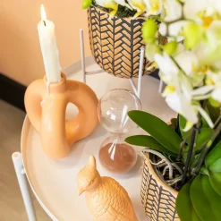 LA GREEN TOUCH - Ornement cockatoo pêche - décoration plantes