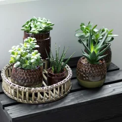 LA GREEN TOUCH - Plateau de décoration en bambou