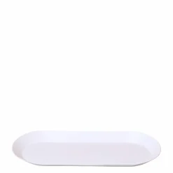 LA GREEN TOUCH - Plateau ovale blanc | décoration maison