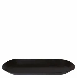 LA GREEN TOUCH - Plateau ovale noir pour plantes