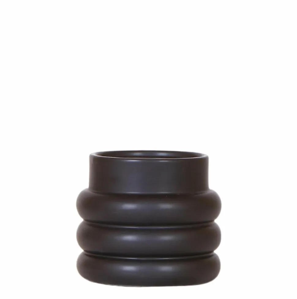 LA GREEN TOUCH - Pot décoratif bubble noir