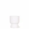 LA GREEN TOUCH - Pot décoratif diabolo blanc