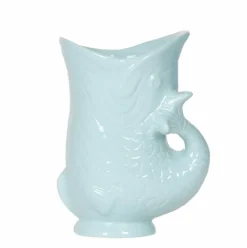 LA GREEN TOUCH - Pot décoratif fish - turquoise