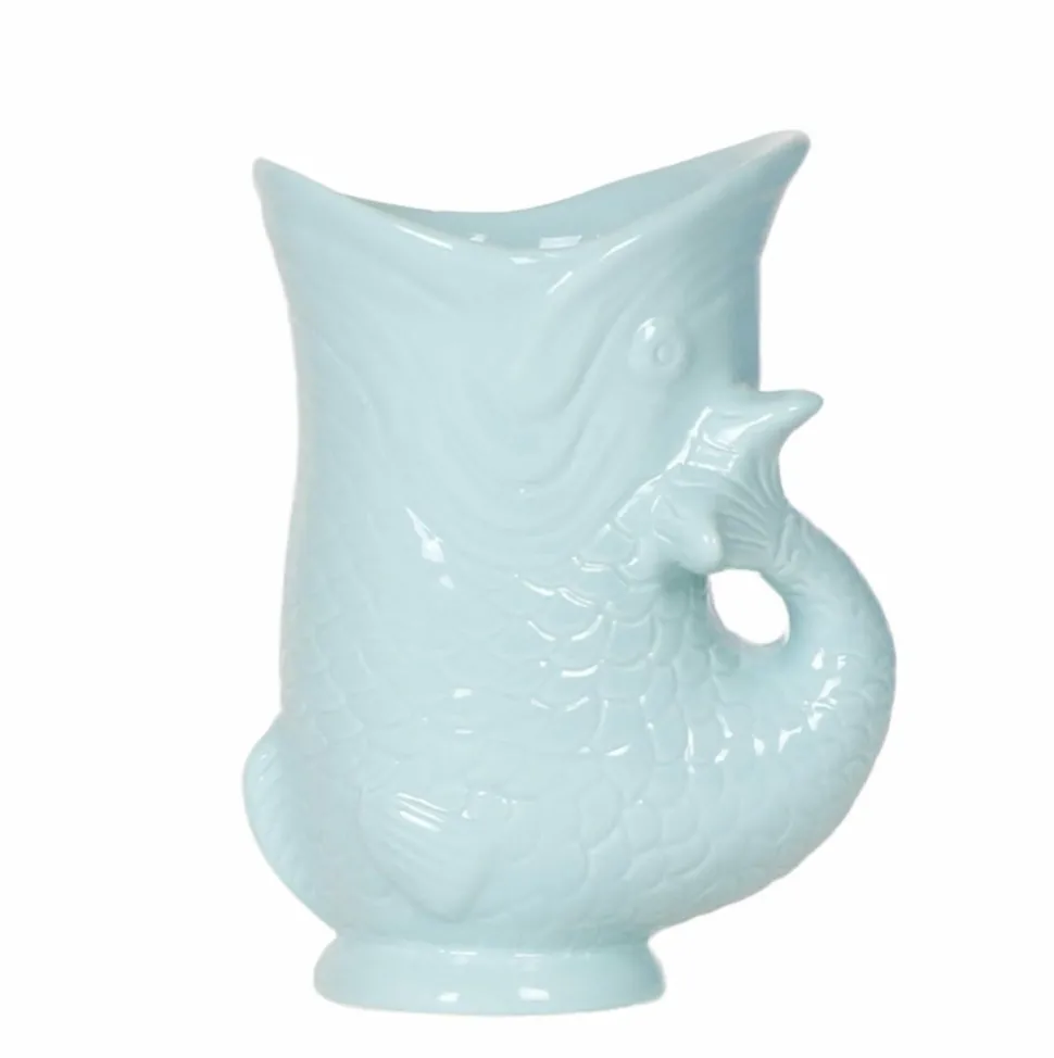 LA GREEN TOUCH - Pot décoratif fish - turquoise