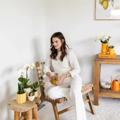 LA GREEN TOUCH - Pot décoratif granada - jaune