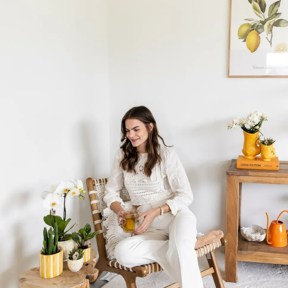 LA GREEN TOUCH - Pot décoratif granada - jaune