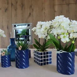 LA GREEN TOUCH - Pot décoratif candy - bleu vif