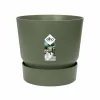 LA GREEN TOUCH - Pot elho greenville rond vert 14 cm