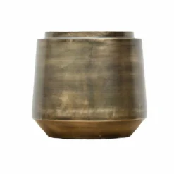 LA GREEN TOUCH - Pot indigo vintage or 46 cm