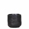 LA GREEN TOUCH - Pot moon noir - texture lunaire