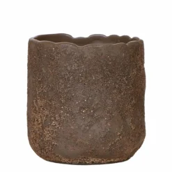 LA GREEN TOUCH - Pot moon brun - style industriel