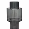 LA GREEN TOUCH - Vase en verre gris - h40cm, ø20cm