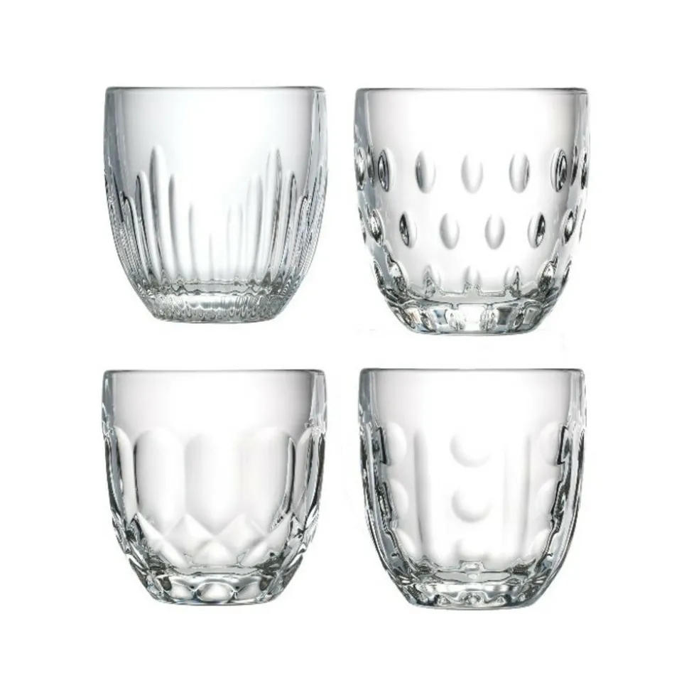 LA ROCHERE - Set troquet 4 gobelets motifs la rochere - 641501