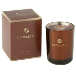 LANA DECO - Bougie parfumée "excellent" 12cm siberia fir marron