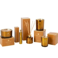 LANA DECO - Bougie parfumée "excellent" 14cm golden honey ocre