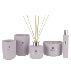 LANA DECO - Bougie parfumée en verre "excellent" 13cm siberia fir lilas