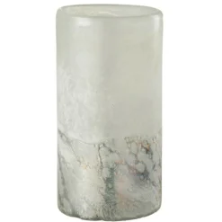 LANA DECO - Vase cylindrique design "scavo" 29cm gris