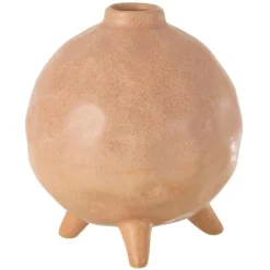 LANA DECO - Vase déco en céramique "ibiza" 17cm rose
