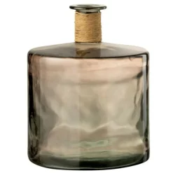 LANA DECO - Vase design en verre "safari" 45cm marron