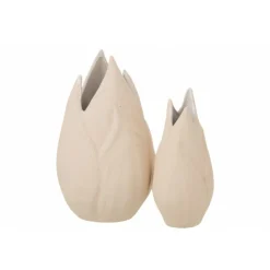 LANA DECO - Vase design en céramique "adema" 31cm beige