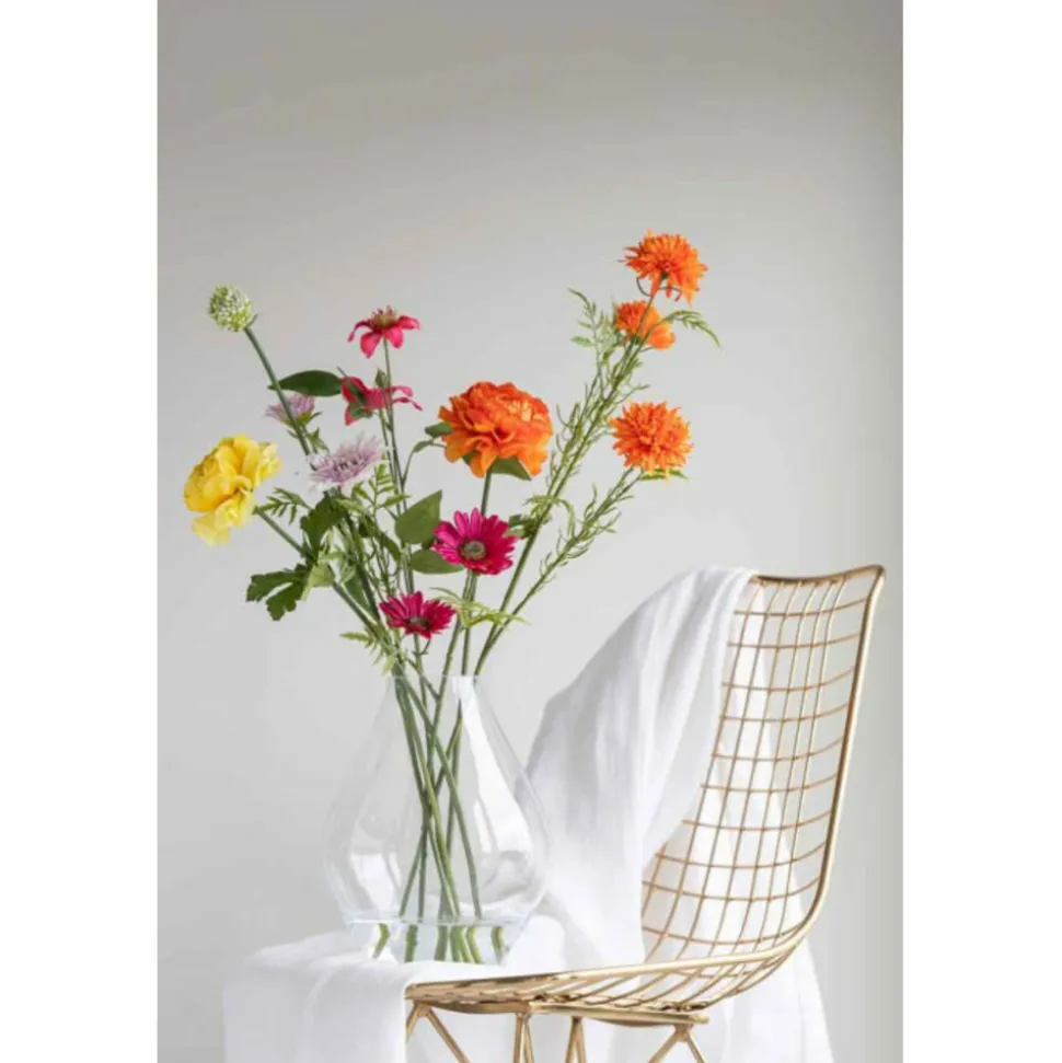 LANA DECO - Vase design en verre "abby" 24cm transparent