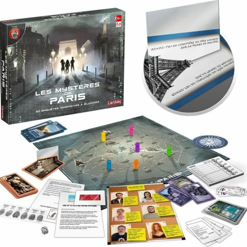 LANSAY - Jeu de société - lansay - les mysteres de paris