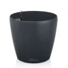 LECHUZA - Pot Classico Color, coloris gris ardoise D.43xH.40cm