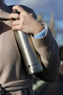 LES ARTISTES PARIS - Bouteille isotherme argentée 750 ml