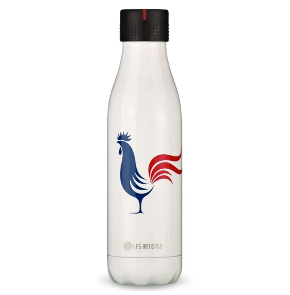 LES ARTISTES PARIS - Bouteille isotherme le coq 500 ml