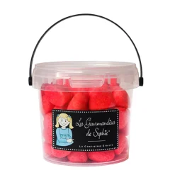 LES GOURMANDISES DE SOPHIE - Seau confiseries : petites fraises - 165g