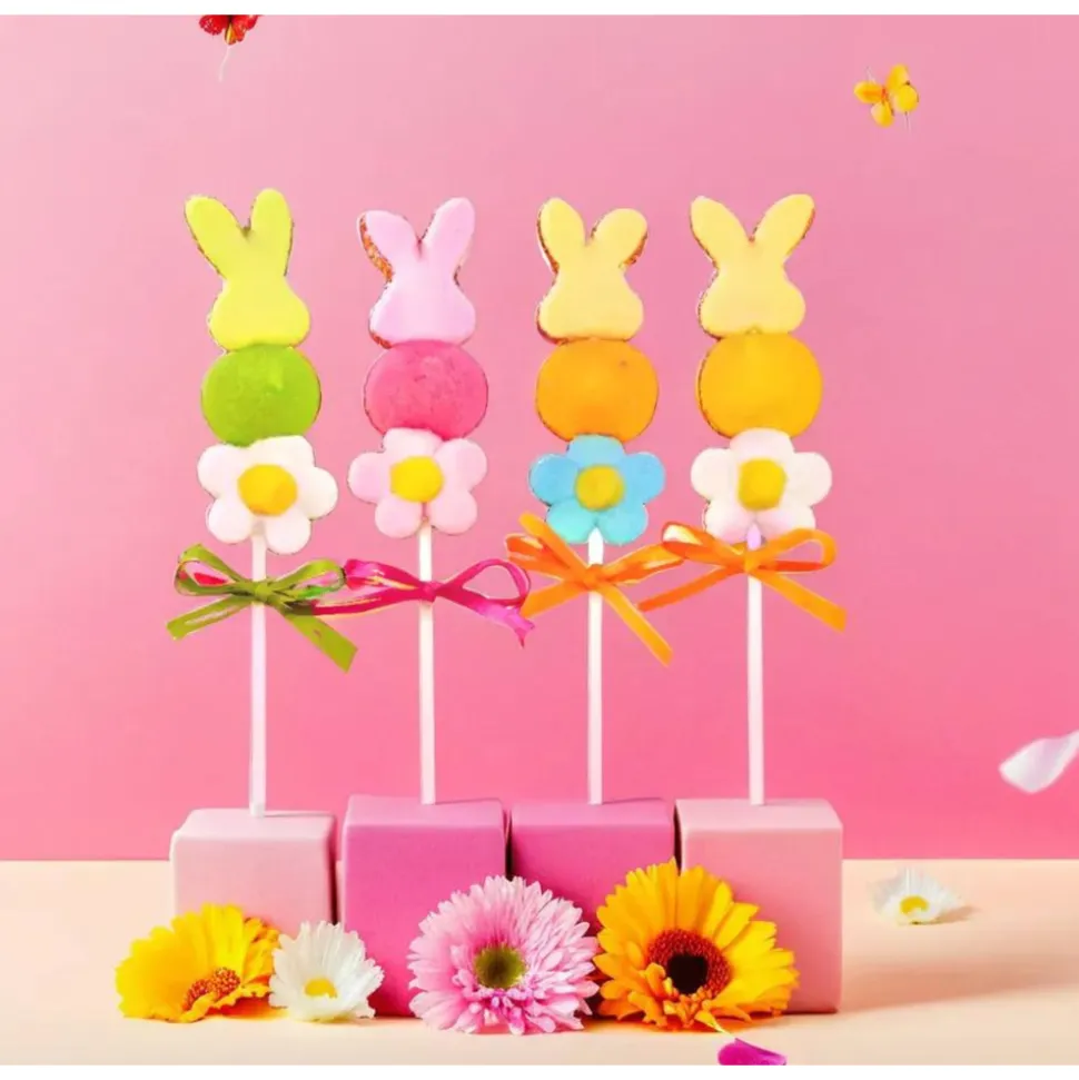 LES GOURMANDISES DE SOPHIE - Brochette de guimauve "Lou le lapinou", vendue à l'unité - 23g