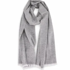 LES JARDINS DE LA COMTESSE - Echarpe cachemire et laine grise