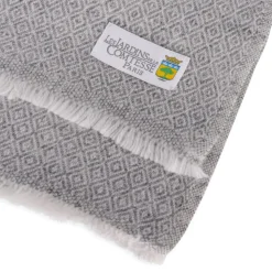 LES JARDINS DE LA COMTESSE - Echarpe cachemire et laine grise