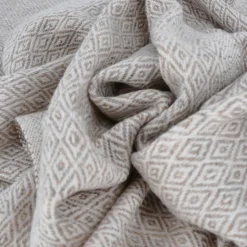 LES JARDINS DE LA COMTESSE - Echarpe cachemire et laine marron