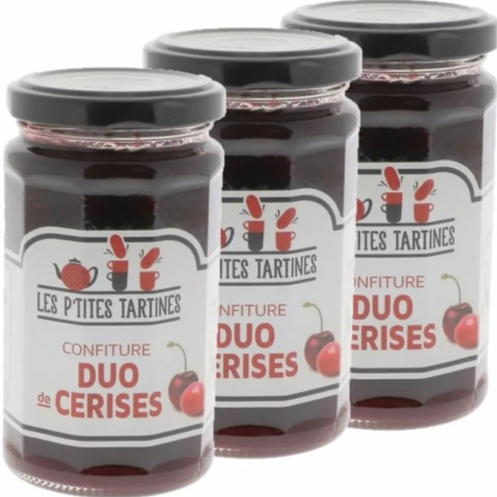 LES P'TITES TARTINES - Confiture de duo de cerises - les p'tites tartines