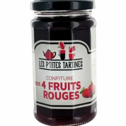 LES P'TITES TARTINES - Confiture aux 4 fruits rouges - les p'tites tartines