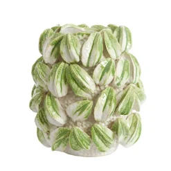 LIGHT AND LIVING - Vase carambola céramique beige 37x32x32cm