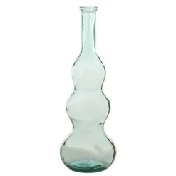 LIGHT AND LIVING - Vase venerio verre vert 75x27x27cm