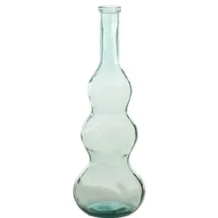 LIGHT AND LIVING - Vase venerio verre vert 75x27x27cm